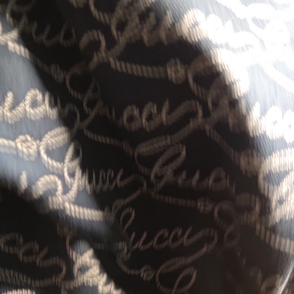Gucci Navy and Cream Logo Tote - Picture 8 of 8